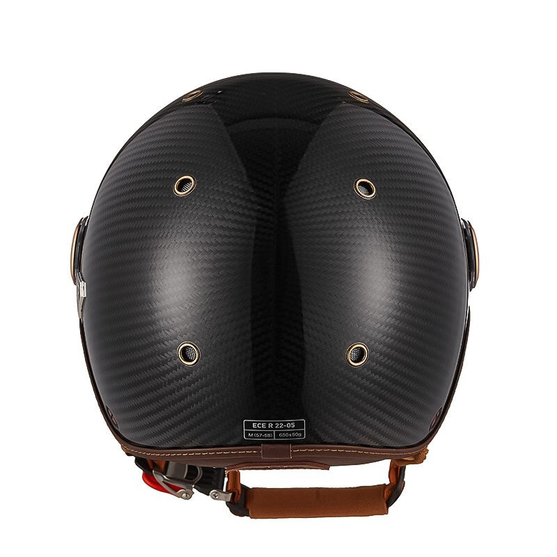 Casque de moto en fibre de carbone, confort ultra-léger pour motards, certifié CE | Lersk