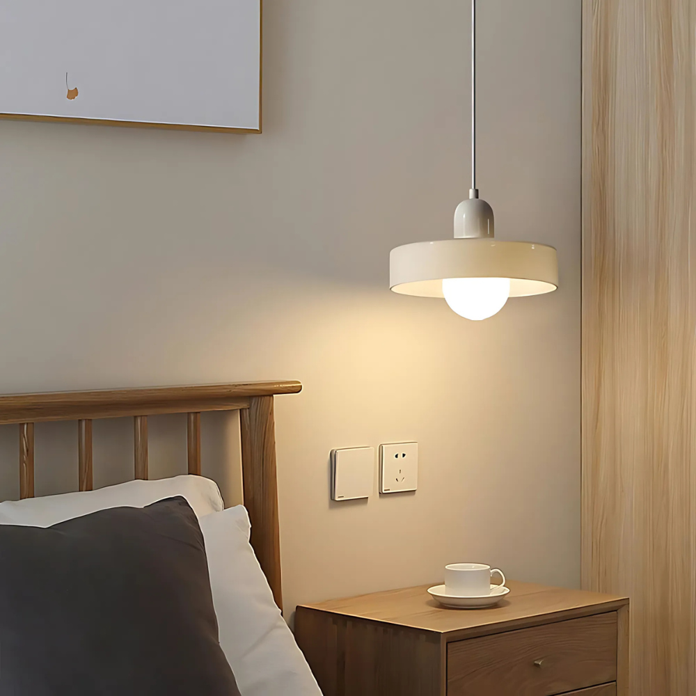 NovaHalo Ceiling Pendant Light With Opal Halo Shade Modern | Lersk