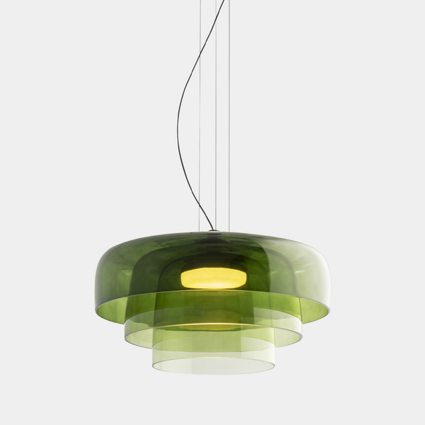 Lampa wisząca FjordLumen ze szkła Norweskie oświetlenie rzemieślnicze | Lersk