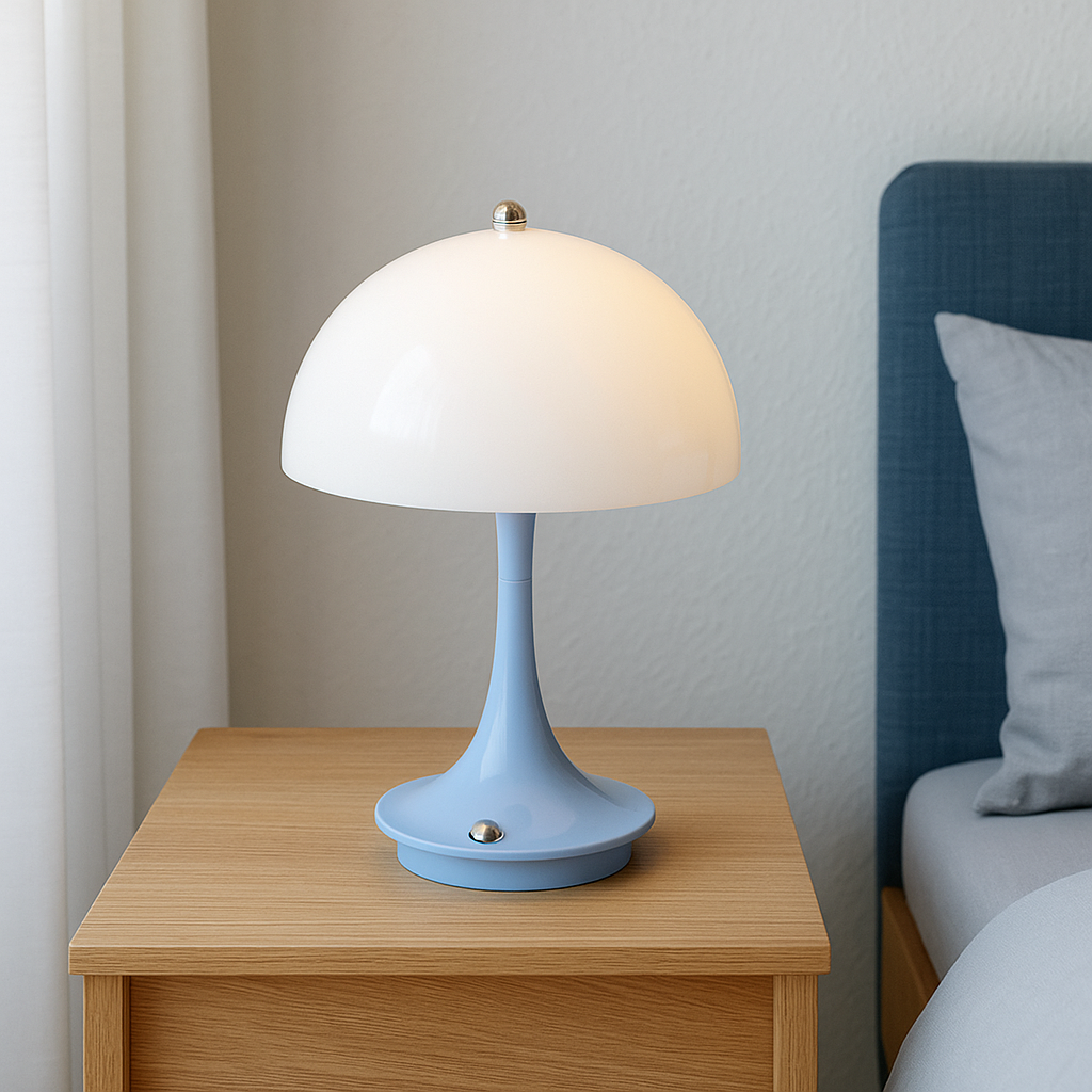 Mushroom Table Lamp With Soft Warm Ambient Lighting For Cosy Spaces | Lersk