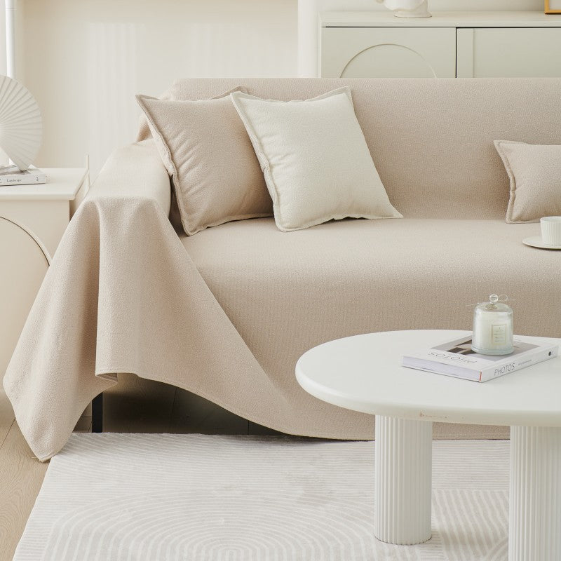 All-Season Waterproof Non-Slip Teddy Velvet Sofa Blanket | Lersk