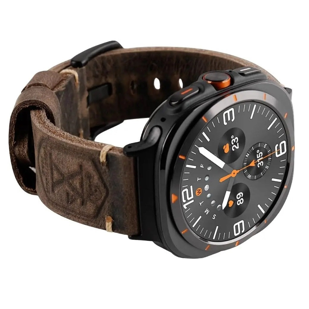Ardentora Vintage Leather Strap for Samsung Watch Ultra | Lersk