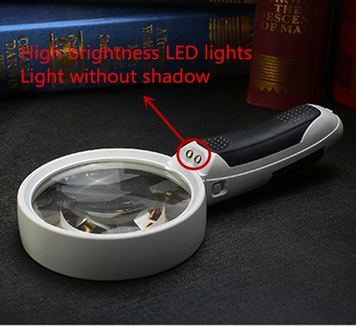 20X Optical Magnifying Glass With LED Light | Lersk