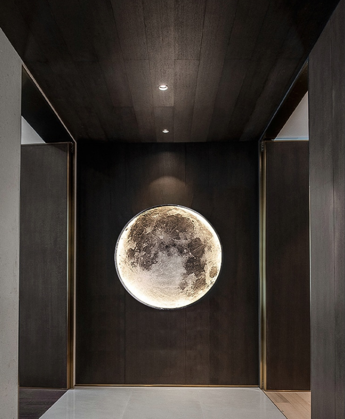 Luna Moon Lamp For Ambient Bedroom Lighting And Soft Moonlight Glow Modern Night Light Decor | Lersk