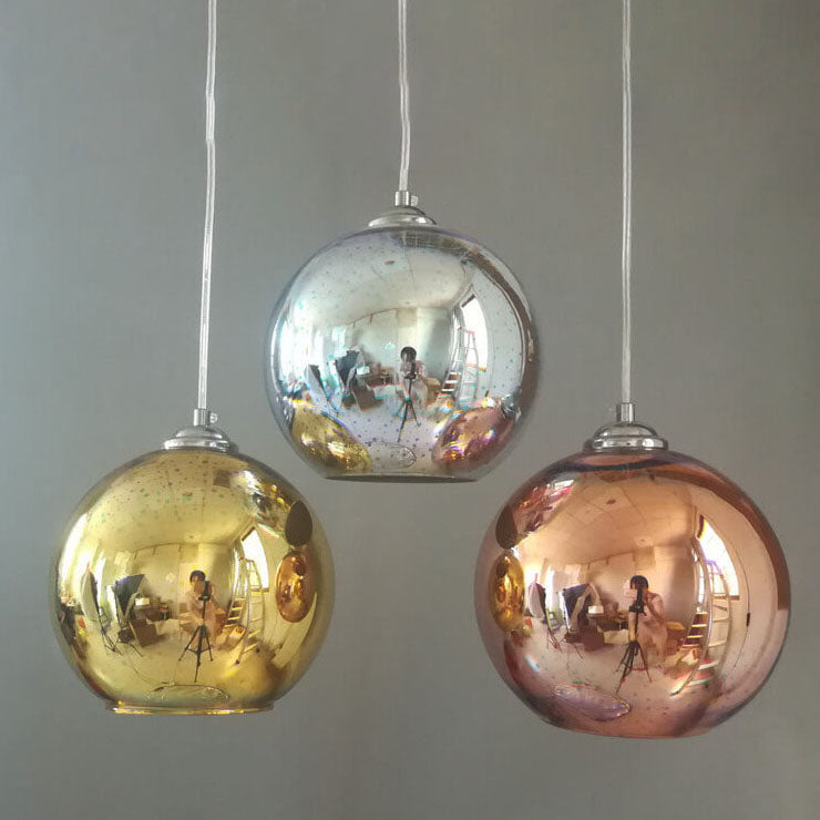 Suspension dôme en verre 3D Prismora - Moderne colorée | Lersk