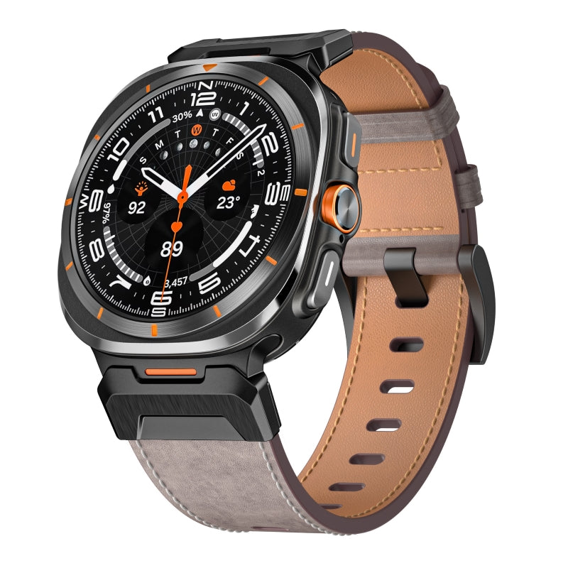 Kirrea taktisk læderrem til Samsung Watch 7 Ultra | Lersk