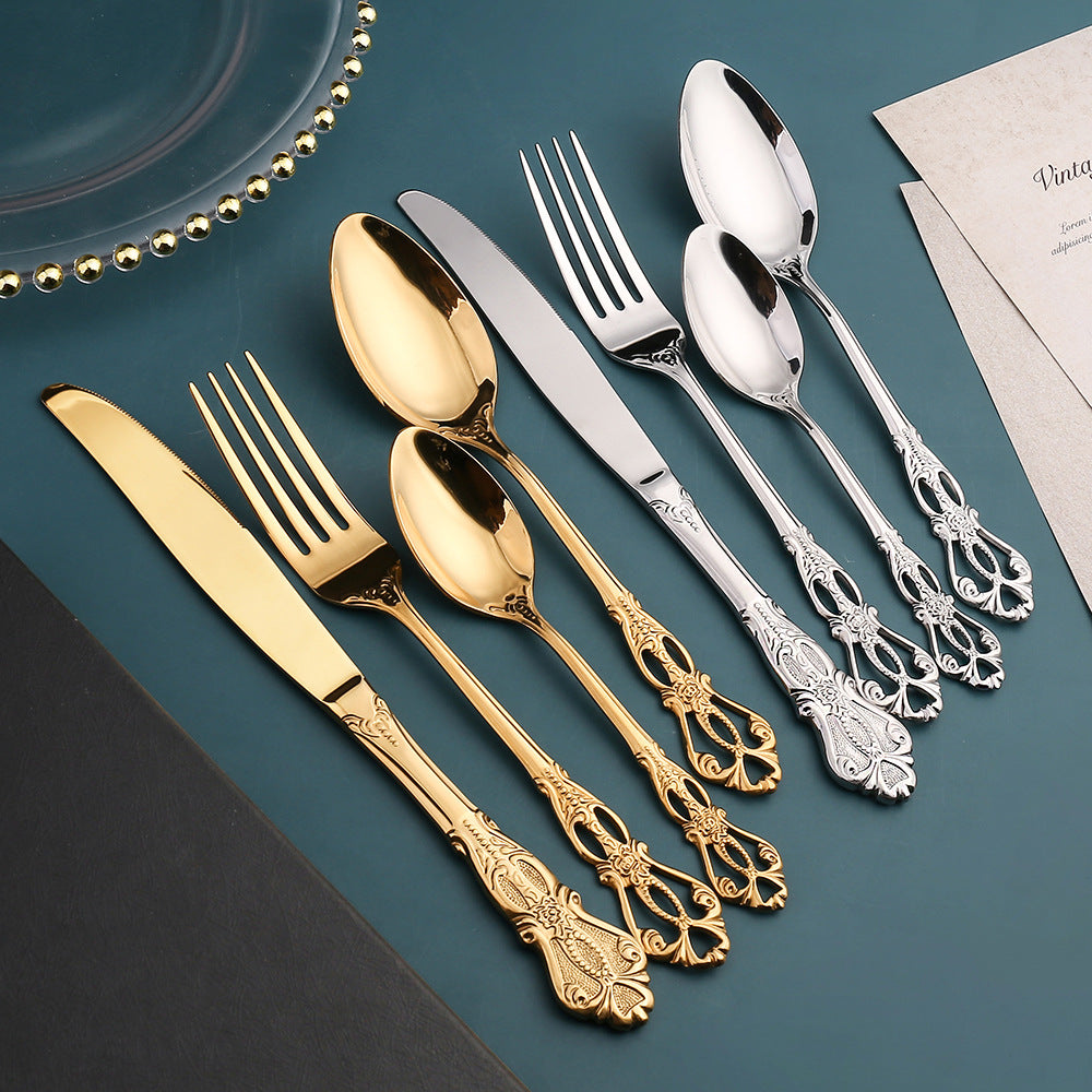 Novae Stainless Steel Cutlery Set Hand-Forged Durable | Lersk