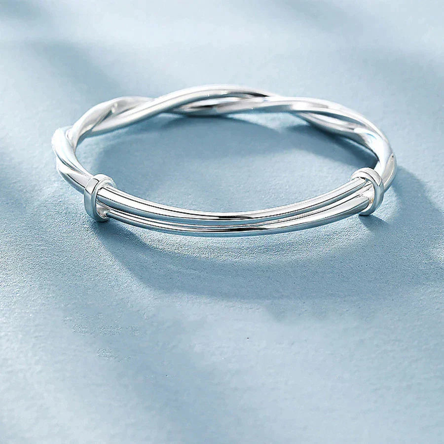 Elara Geflochtenes Armband aus Sterlingsilber für Damen Zeitloser Schmuck | Lersk