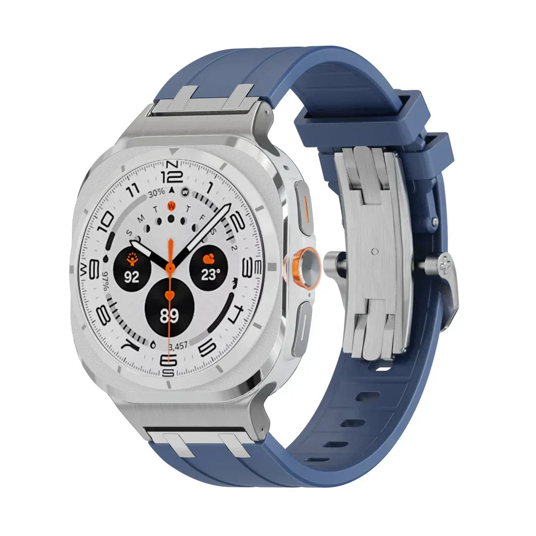 Nivora Silicone Watch Band With Butterfly Clasp For Samsung Galaxy Watch Ultra | Lersk
