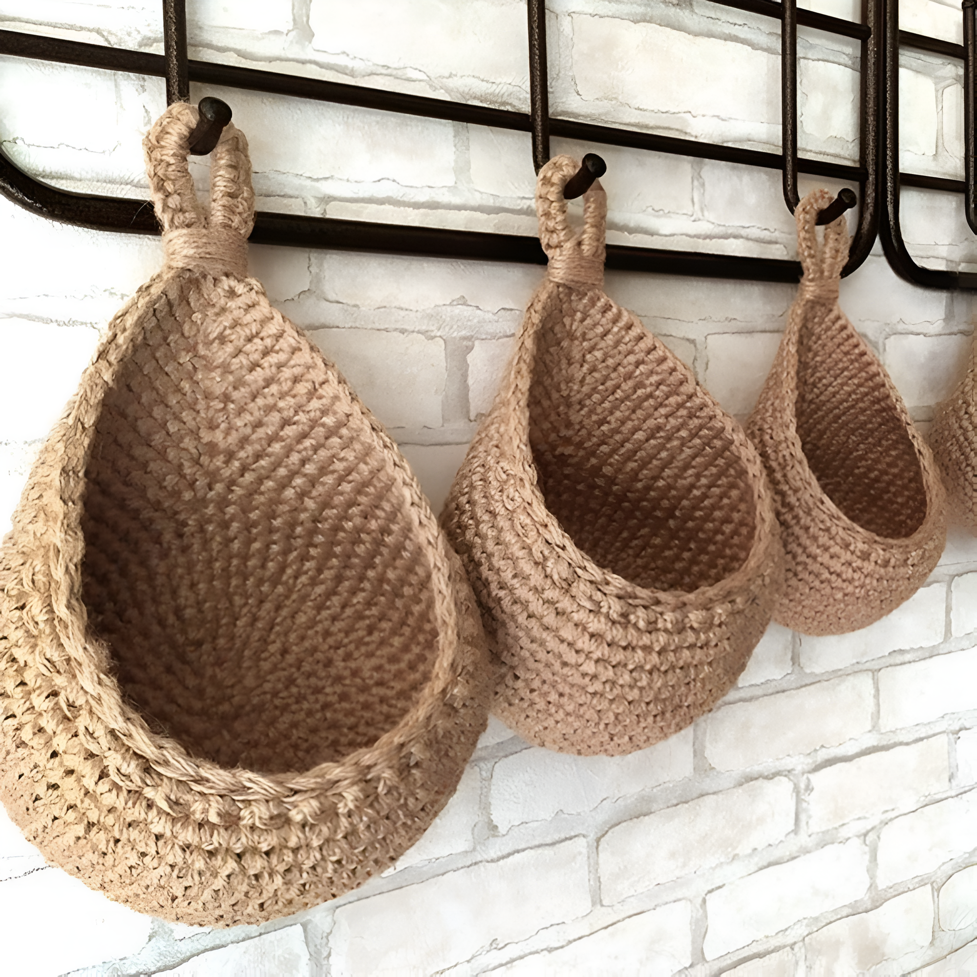Handgefertigter Boho-Hängkorb für umweltfreundliche Häuser | Lersk