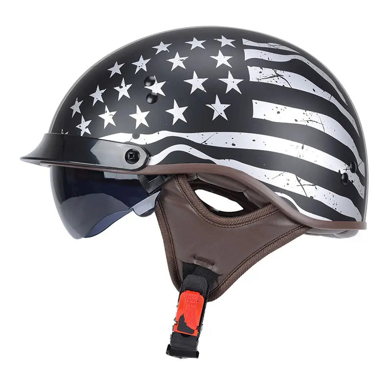 Casque de lunettes AeroShield avec sécurité DOT et visière UV pour conduite urbaine | Lersk