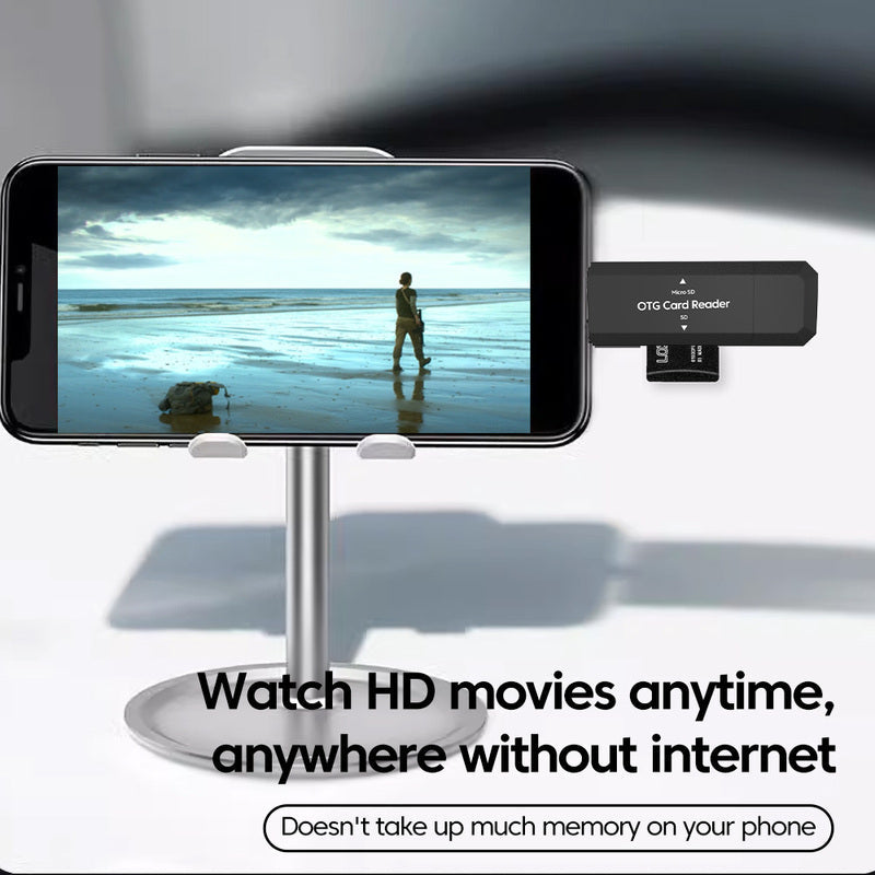 Lettore di schede USB Type C SD TF 2 in 1 Trasferimento dati veloce per viaggiatori | Lersk