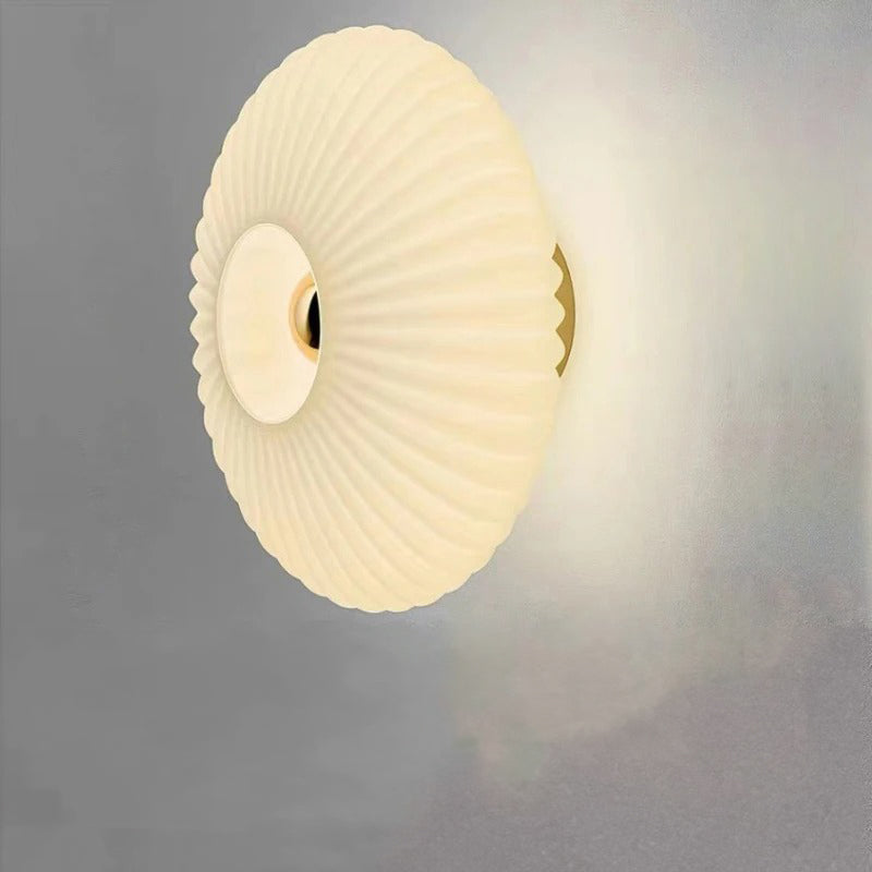 Applique da parete in vetro Aurelia moderna per interni con illuminazione LED | Lersk