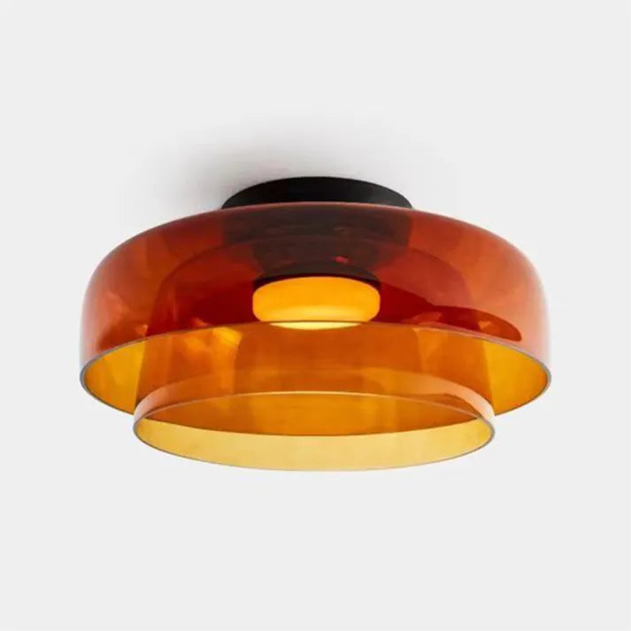 Keiora Nordic glasloftlampe | Middelalderlig charme belysning | Lersk