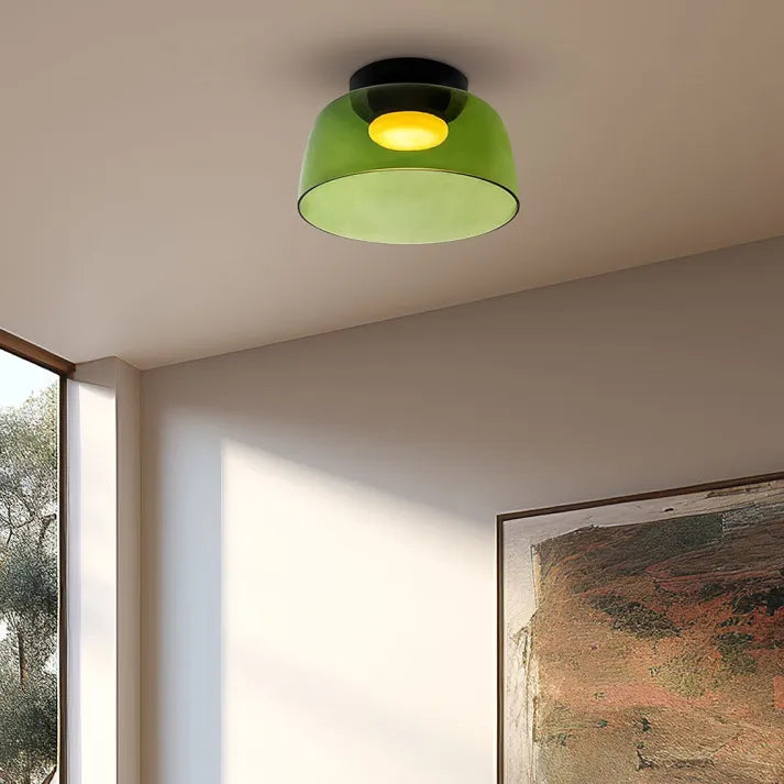 Keiora Nordic glasloftlampe | Middelalderlig charme belysning | Lersk