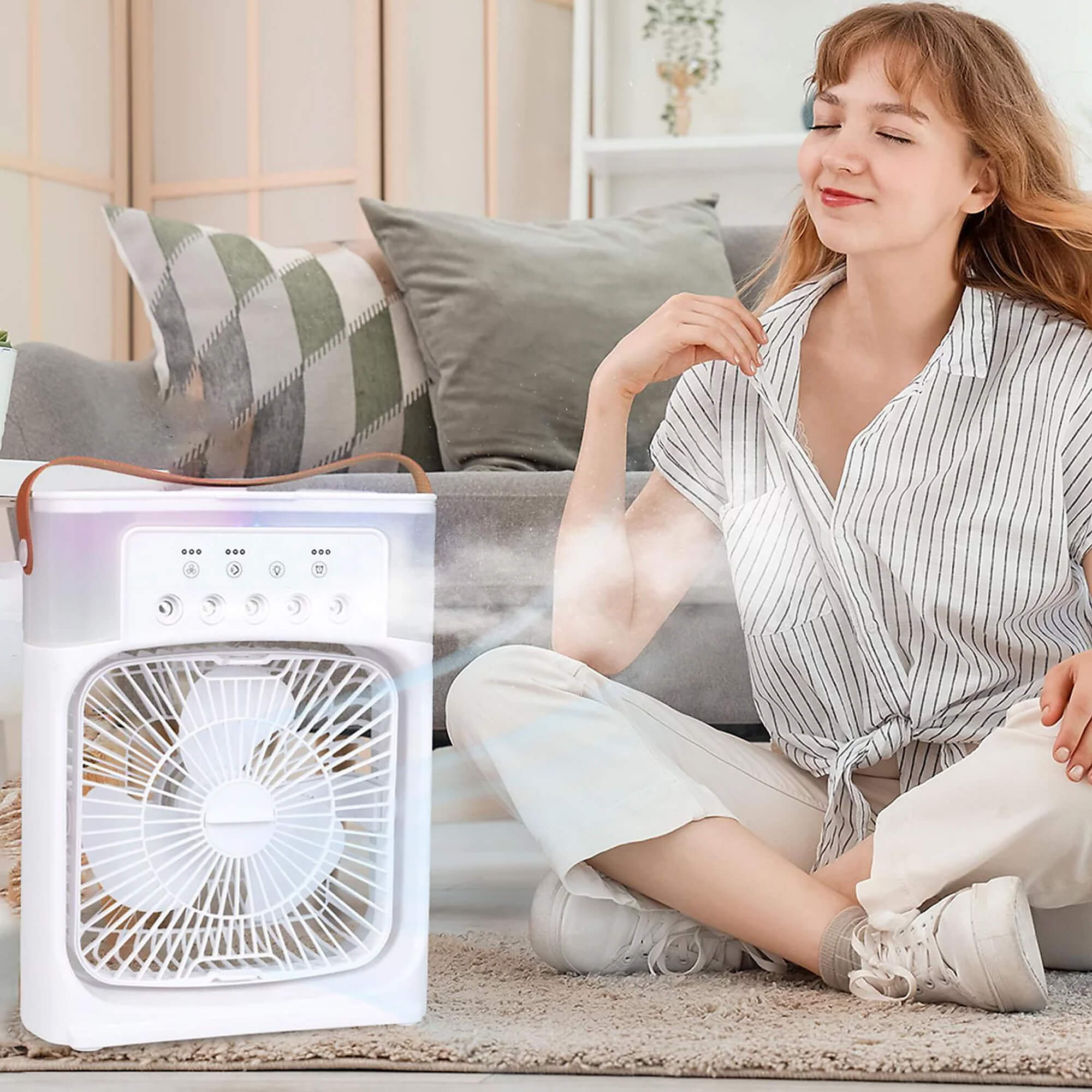 AeroBreeze 3-In-1 Air Cooler And Humidifier For Small Spaces | Lersk