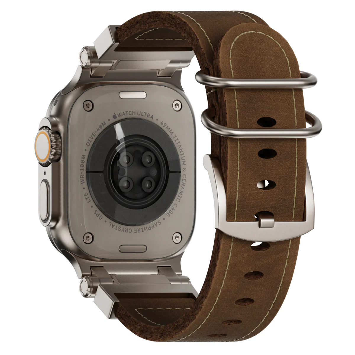 Correa de cuero táctica Sentinel para Apple Watch | Lersk