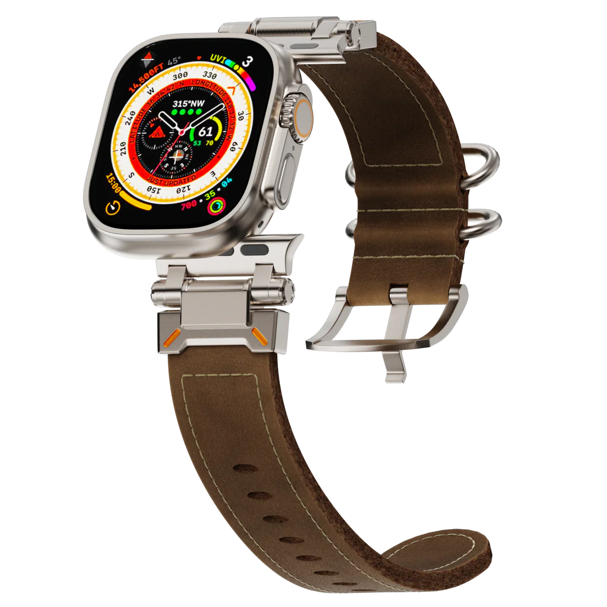 Correa de cuero táctica Sentinel para Apple Watch | Lersk
