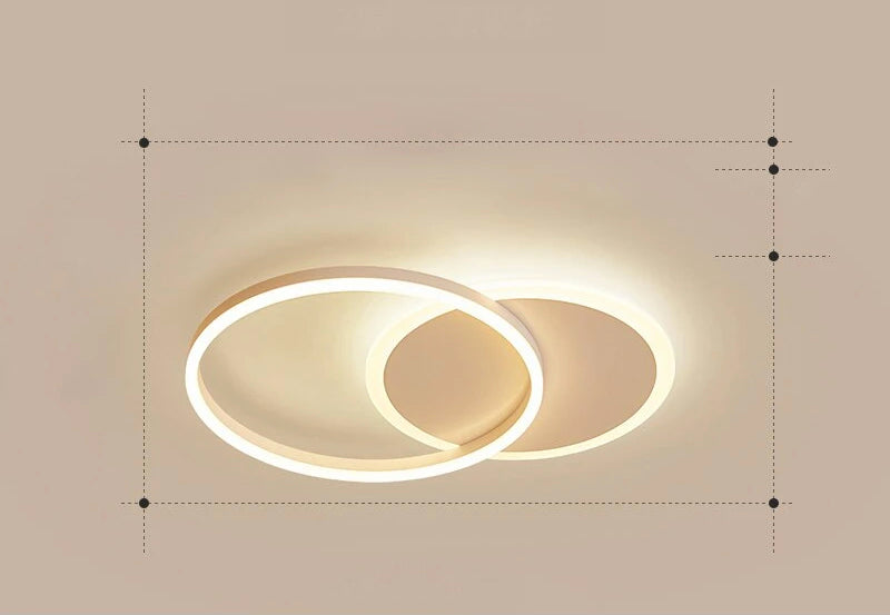 Krogvold Floating Ring Ceiling Lamp With Soft LED Light For Modern Homes | Lersk