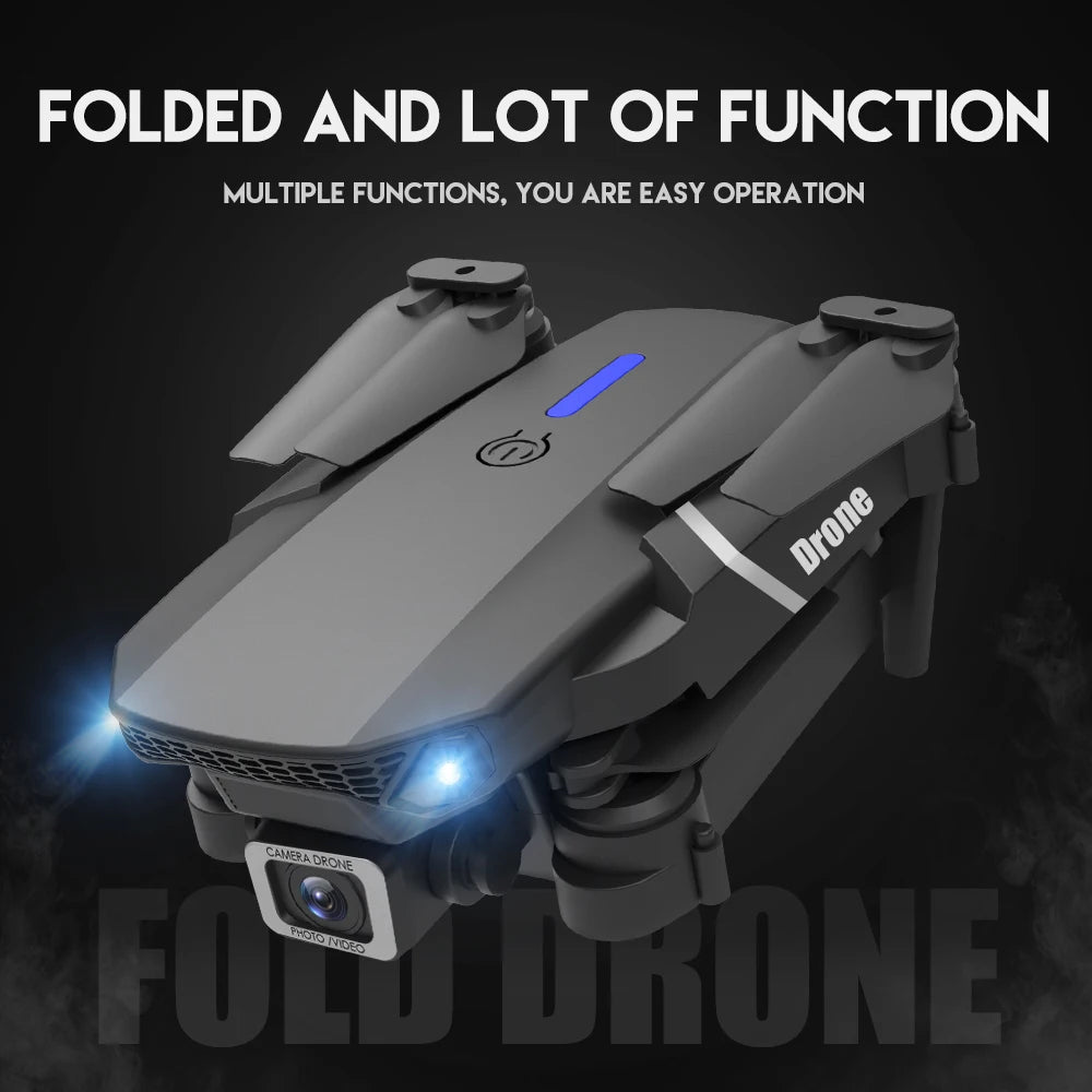 SkyNova foldbar quadcopter drone - Wi-Fi FPV, 4K HD-kamera, højdehold | Lersk