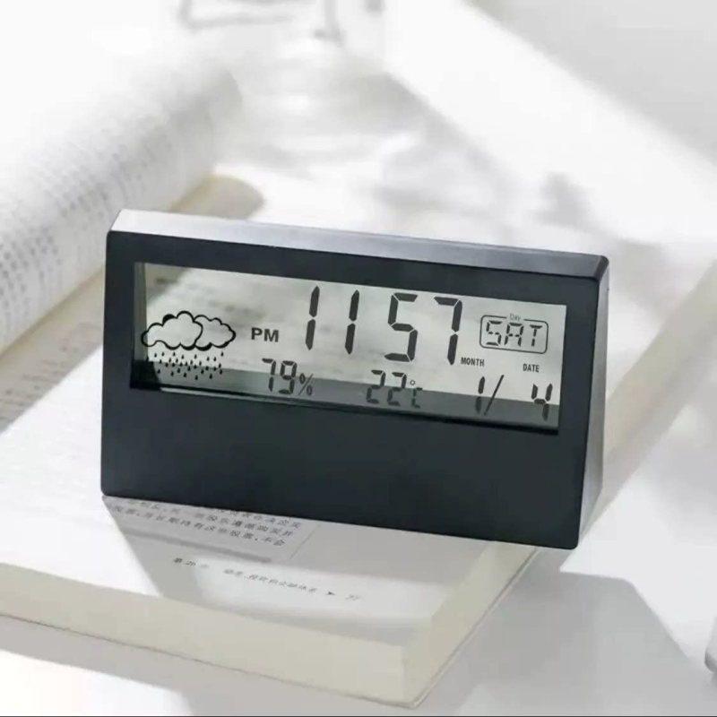 Minimalistické digitální hodiny s elegantním japonským designem pro domácnost a moderní kanceláře | Lersk