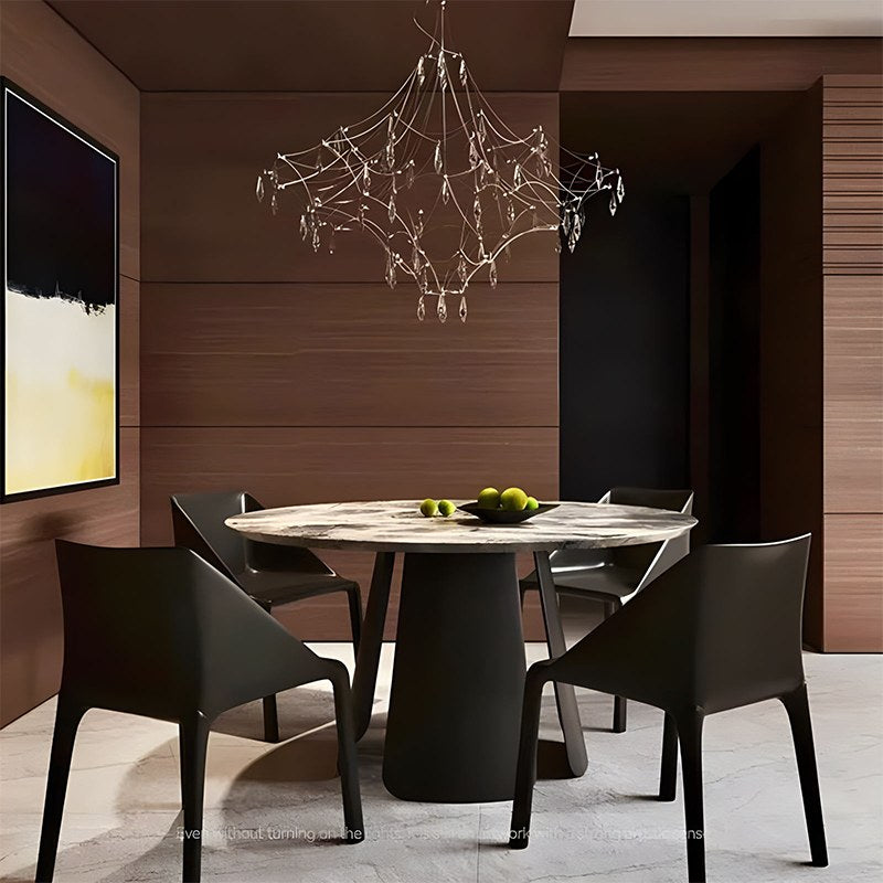 Grand lustre en cristal ajustable pour une créativité maximale | Lersk