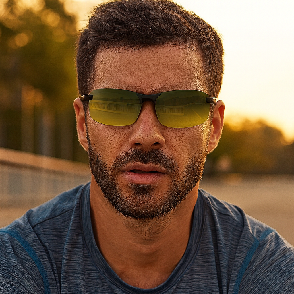 Polarized Photochromic Sports Sunglasses With Light-Adaptive Lenses For Outdoor Use | Lersk