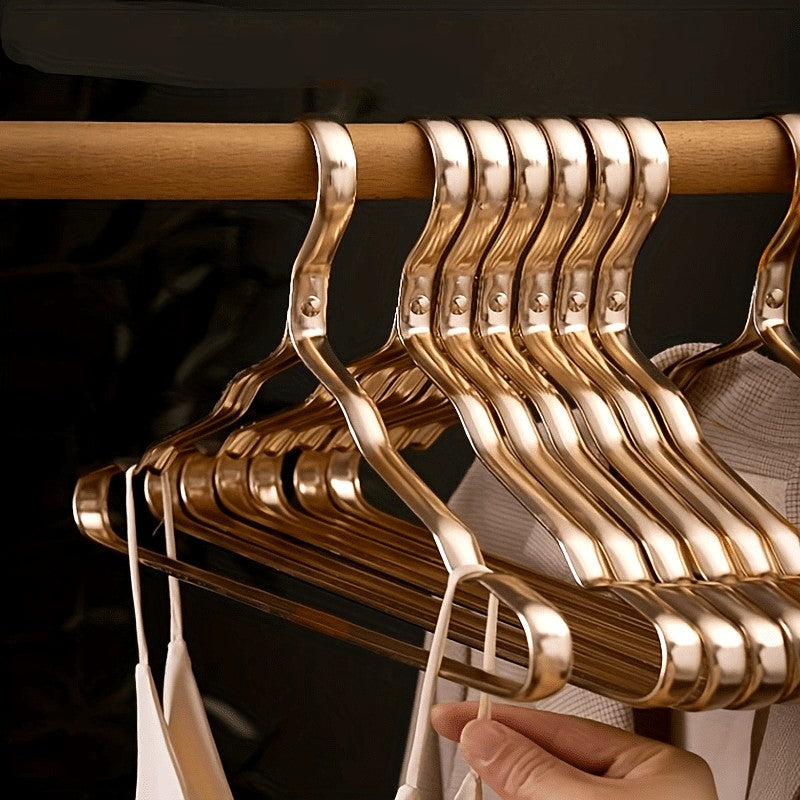 Marcel Brass Clothes Hangers | Premium Durable Wardrobe Set | Lersk