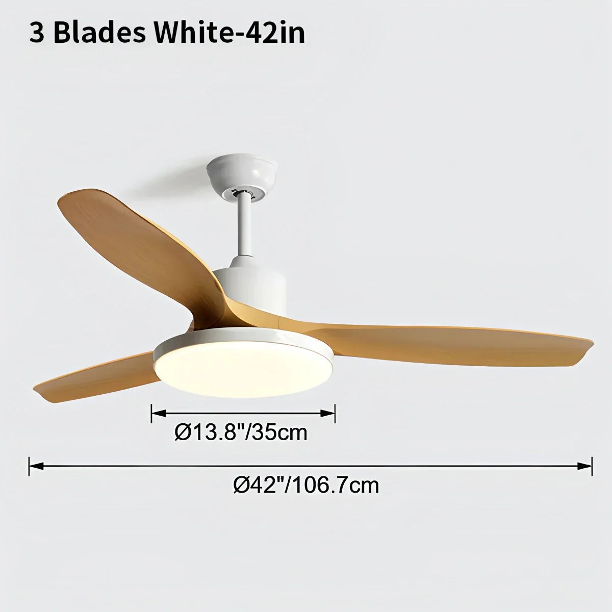 Stropní ventilátor Scandi oboustranný s osvětlením | Lersk