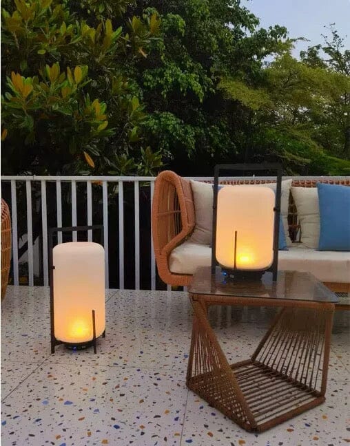 Lumières de terrasse Luma en acier inoxydable et verre étanches | Lersk