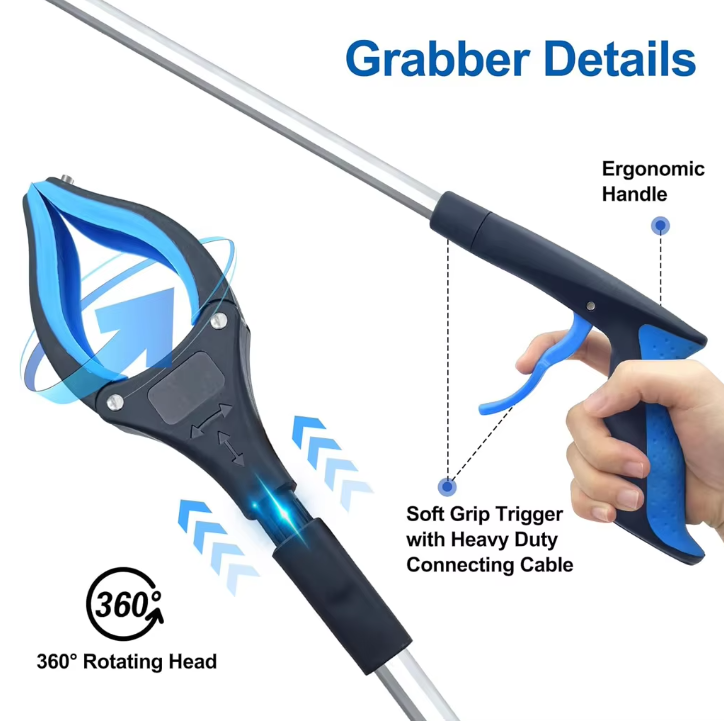 ReachEase Grabber Ergonomic Lightweight Reaching Tool for Seniors | Lersk