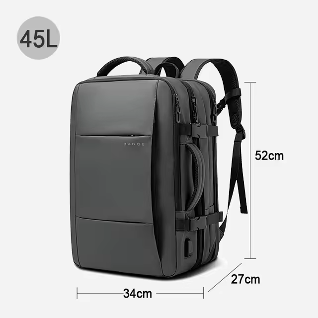 Waterproof Expandable Travel Backpack Aesthetic For Men And Women Durable | Lersk