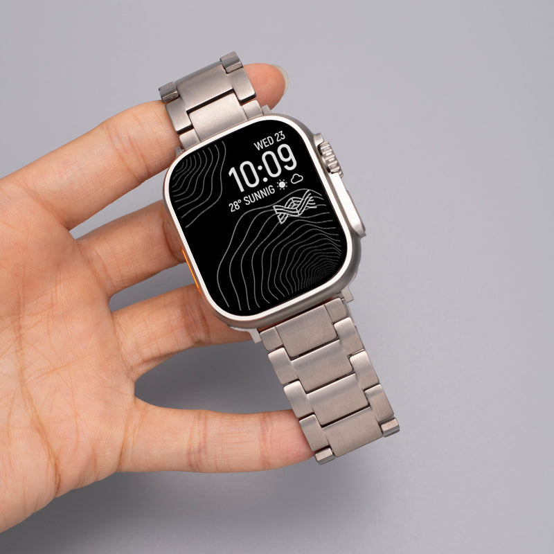 Aldren Titanium Watch Band Compatible With Apple Watch | Lersk