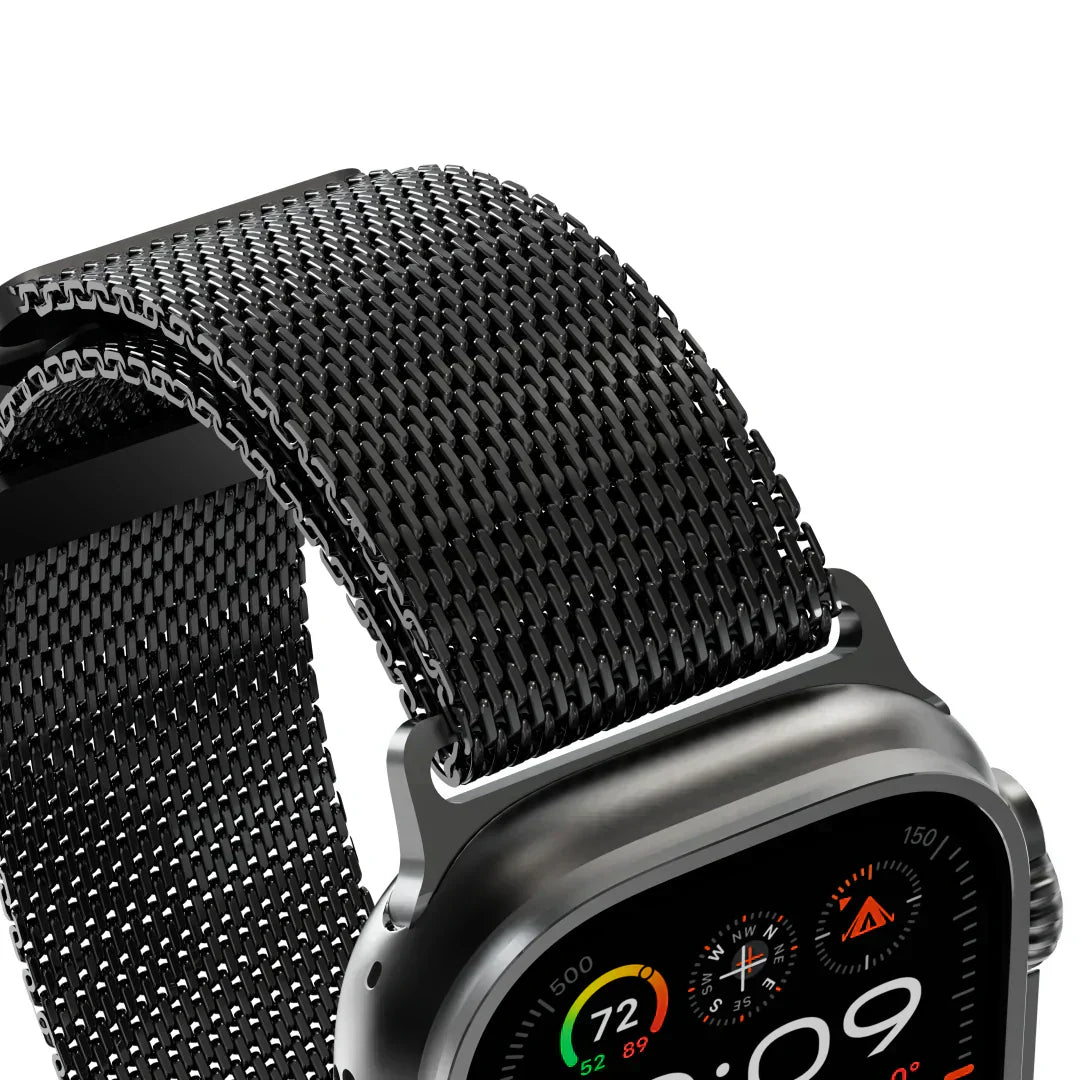Vexara Titanium Milanese Loop Band With Parachute Buckle For Apple Watch | Lersk