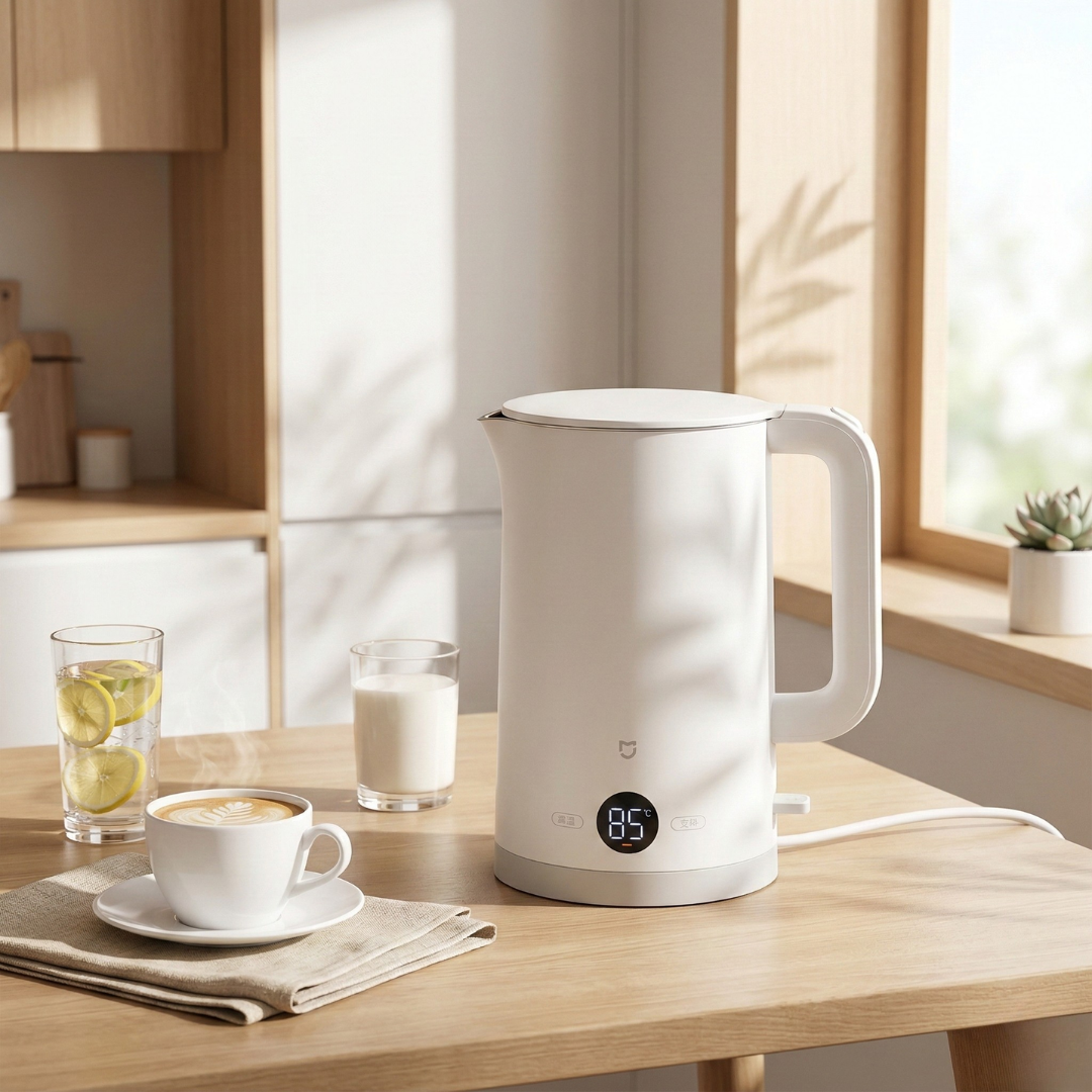Bollitore Elettrico in Acciaio Inossidabile Capacità 1,7L per Cucina Domestica | Lersk