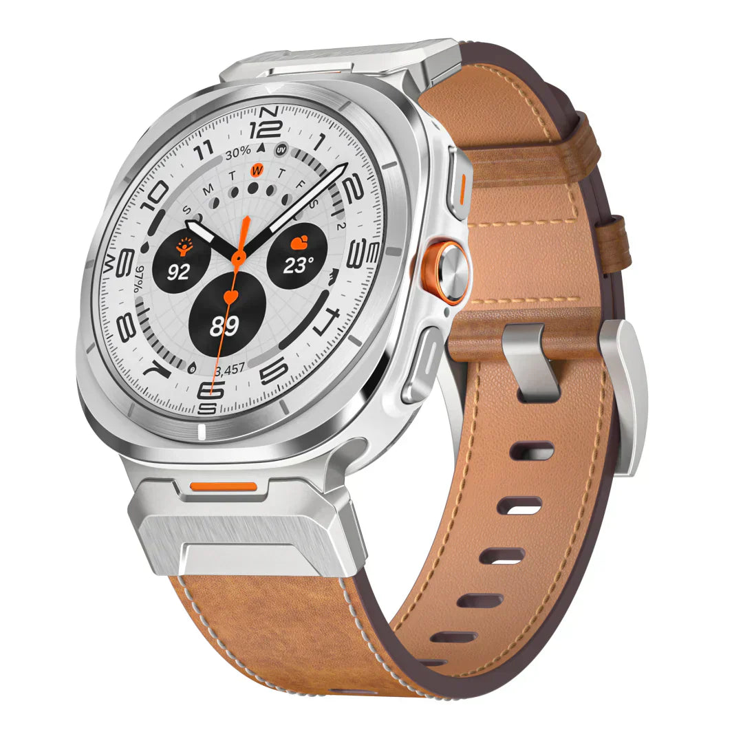 Marcell taktisk læderrem til Galaxy Watch Ultra | Lersk