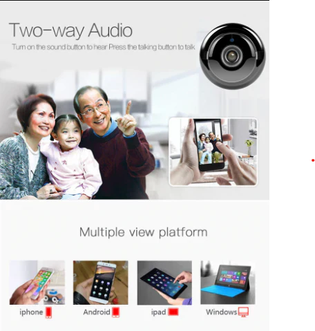 NovaGuard EchoCam 1080P WiFi bezpečnostní kamera s nočním viděním | Lersk
