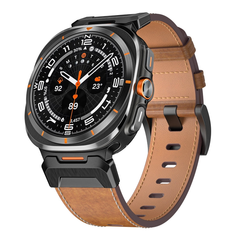 Kirrea taktisk læderrem til Samsung Watch 7 Ultra | Lersk