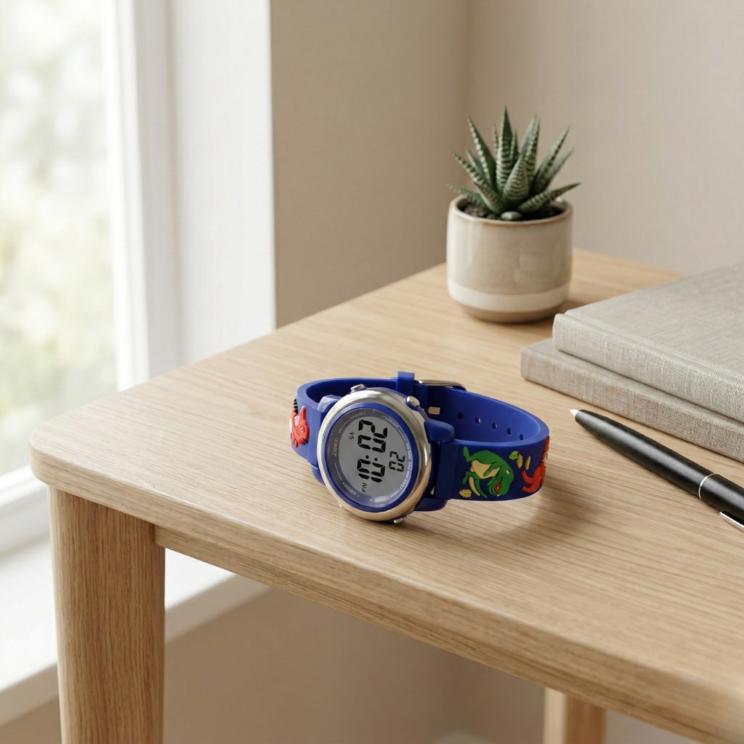 Waterproof Kids Smartwatch With Alarm For Young Learners | Lersk