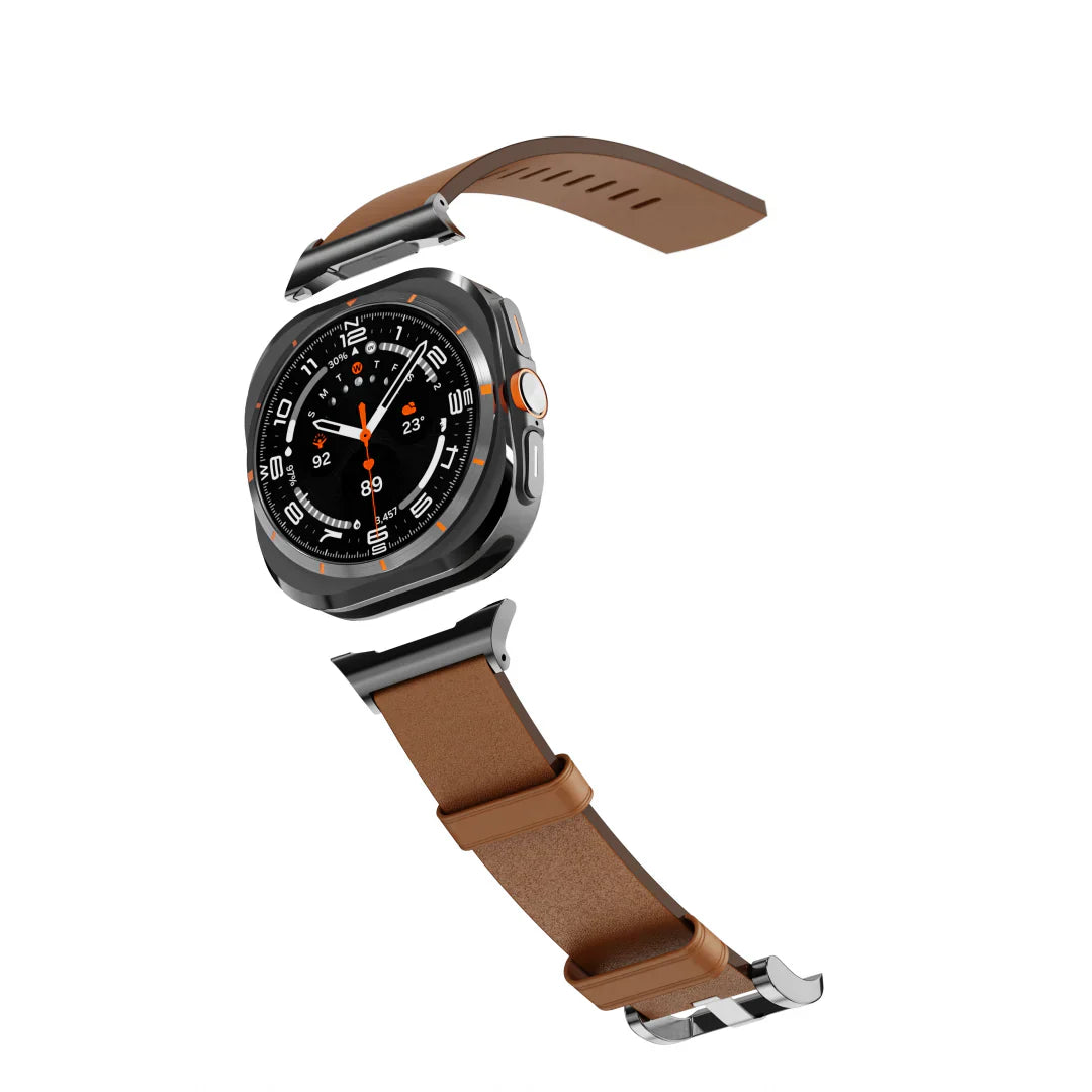 Cinturino in pelle Valoren per Samsung Galaxy Watch Ultra | Lersk
