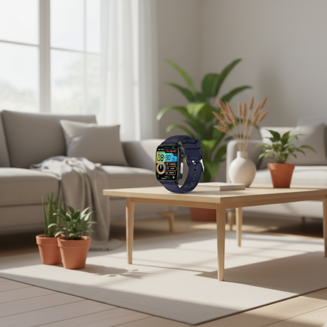Smartwatch mit AMOLED-Display und Bluetooth-Anruffunktion, wasserdicht, für den täglichen Gebrauch | Lersk
