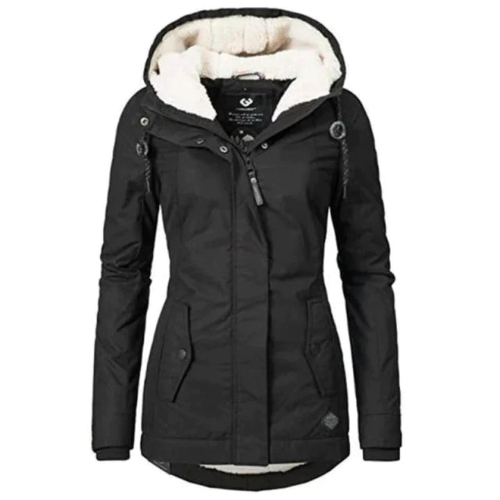 Cappotto invernale imbottito impermeabile con cappuccio Nordhaven da donna | Lersk