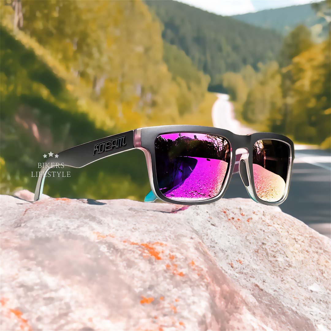 Lunettes de soleil polarisées UrbanGuard anti-lumière bleue pour motards | Lersk