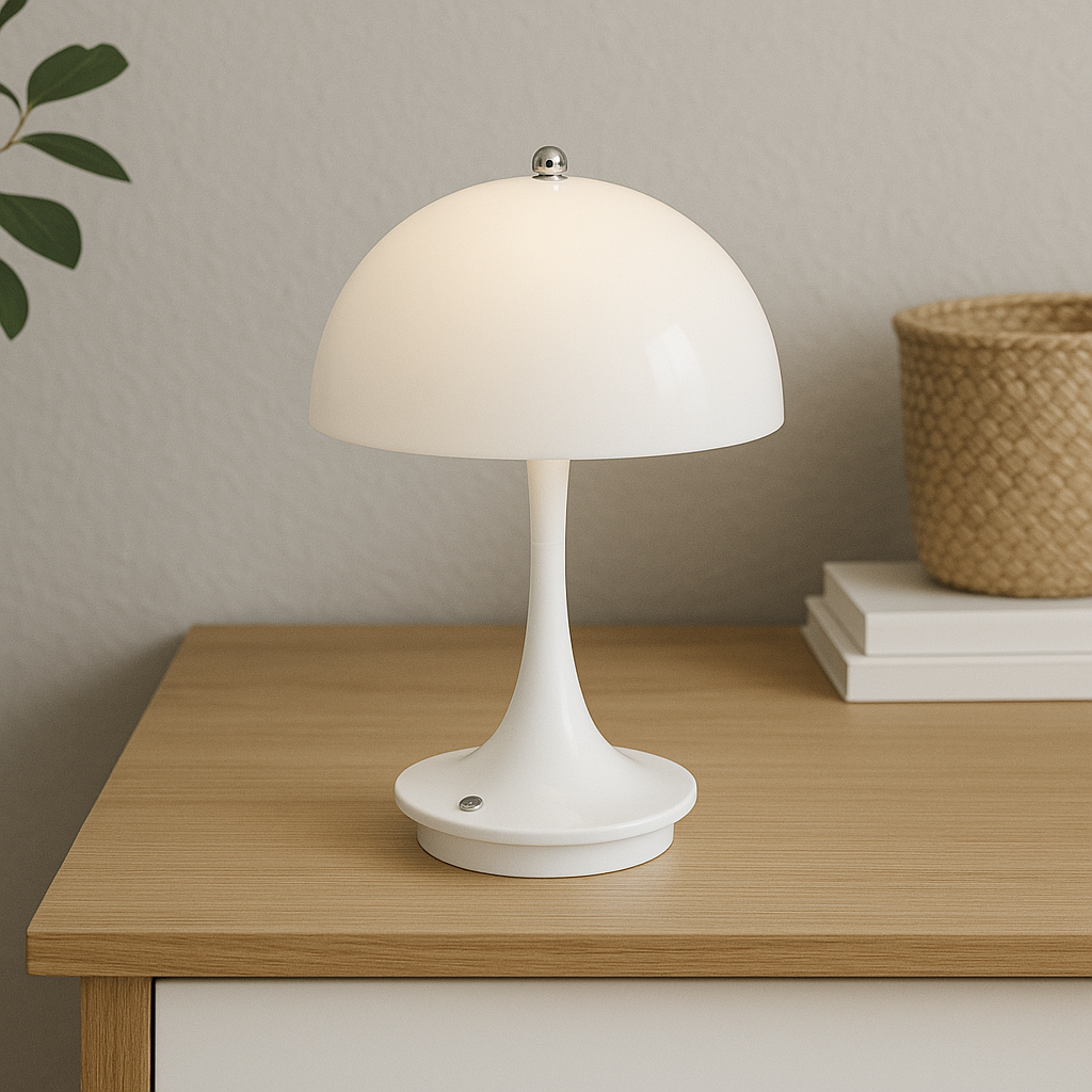 Mushroom Table Lamp With Soft Warm Ambient Lighting For Cosy Spaces | Lersk