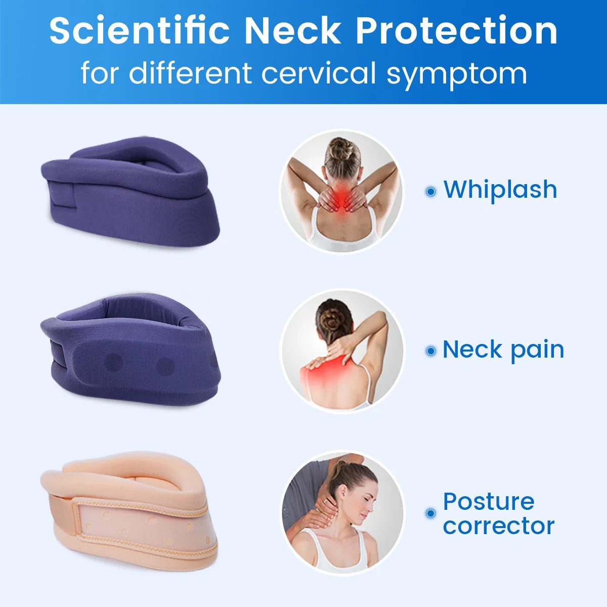 Nexara Cervical Neck Brace Breathable Support for Spine Alignment | Lersk