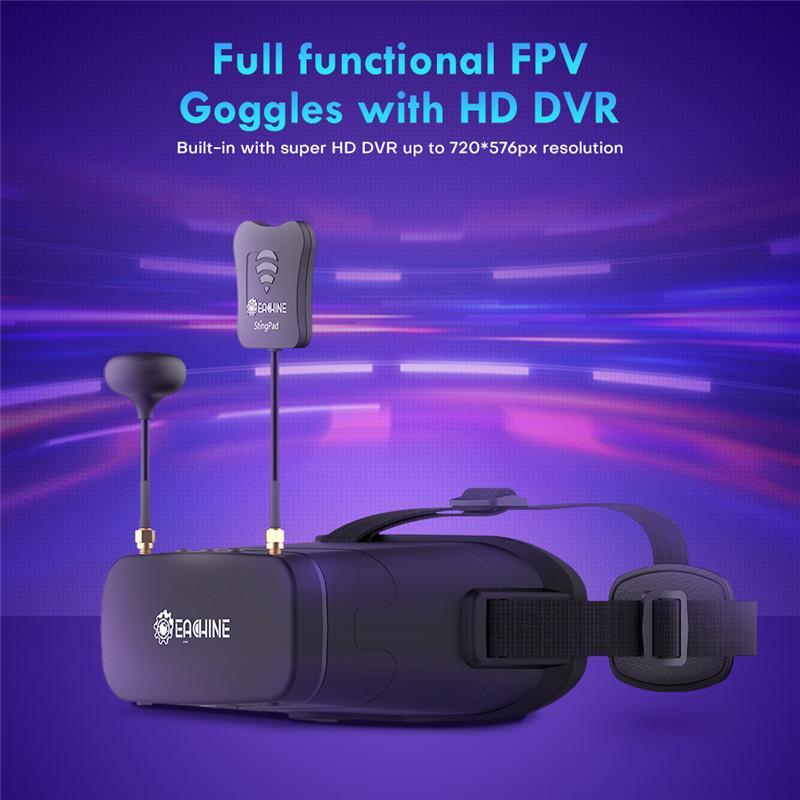 Casque FPV VeloVista Dual-Core avec DVR HD 720x576 | Lersk
