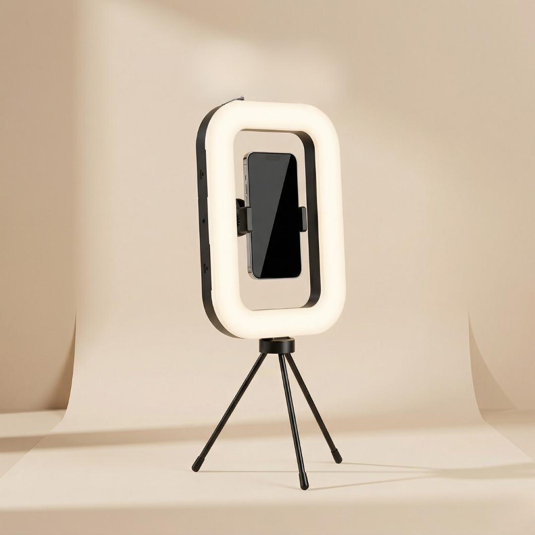 Luce ad Anello LED Portatile per Fotografia Mobile e Streaming | Lersk