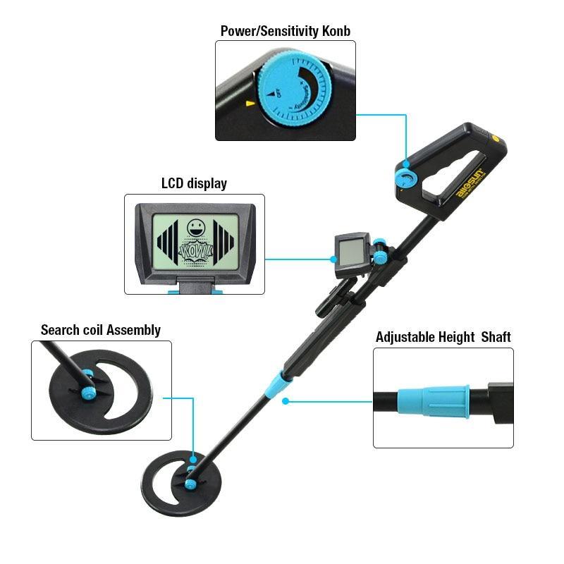 Kirrea Waterproof Adjustable Metal Detector For Gold | Lersk