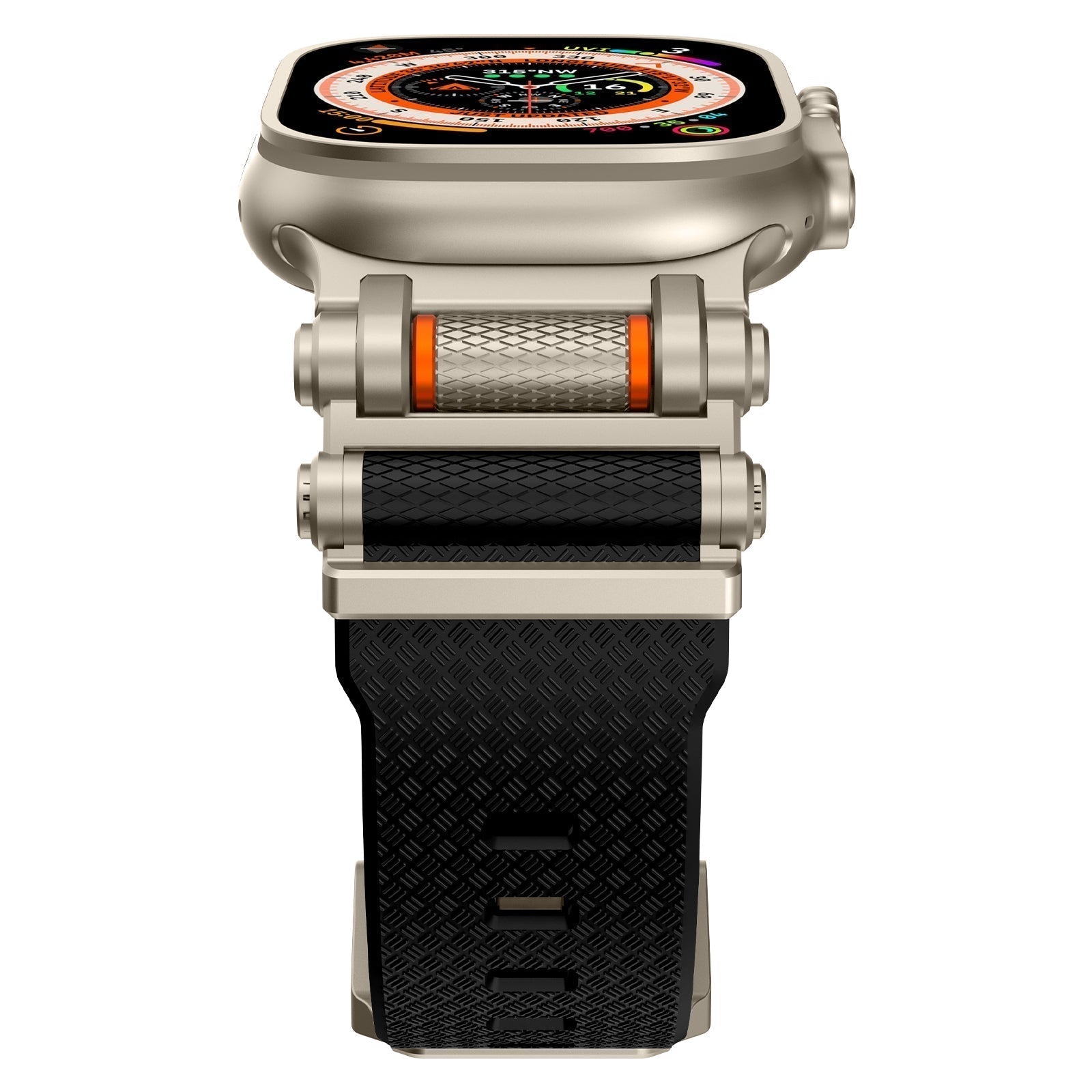 Cinturino in gomma FKM con motivo a ruota Vellora per Apple Watch | Lersk
