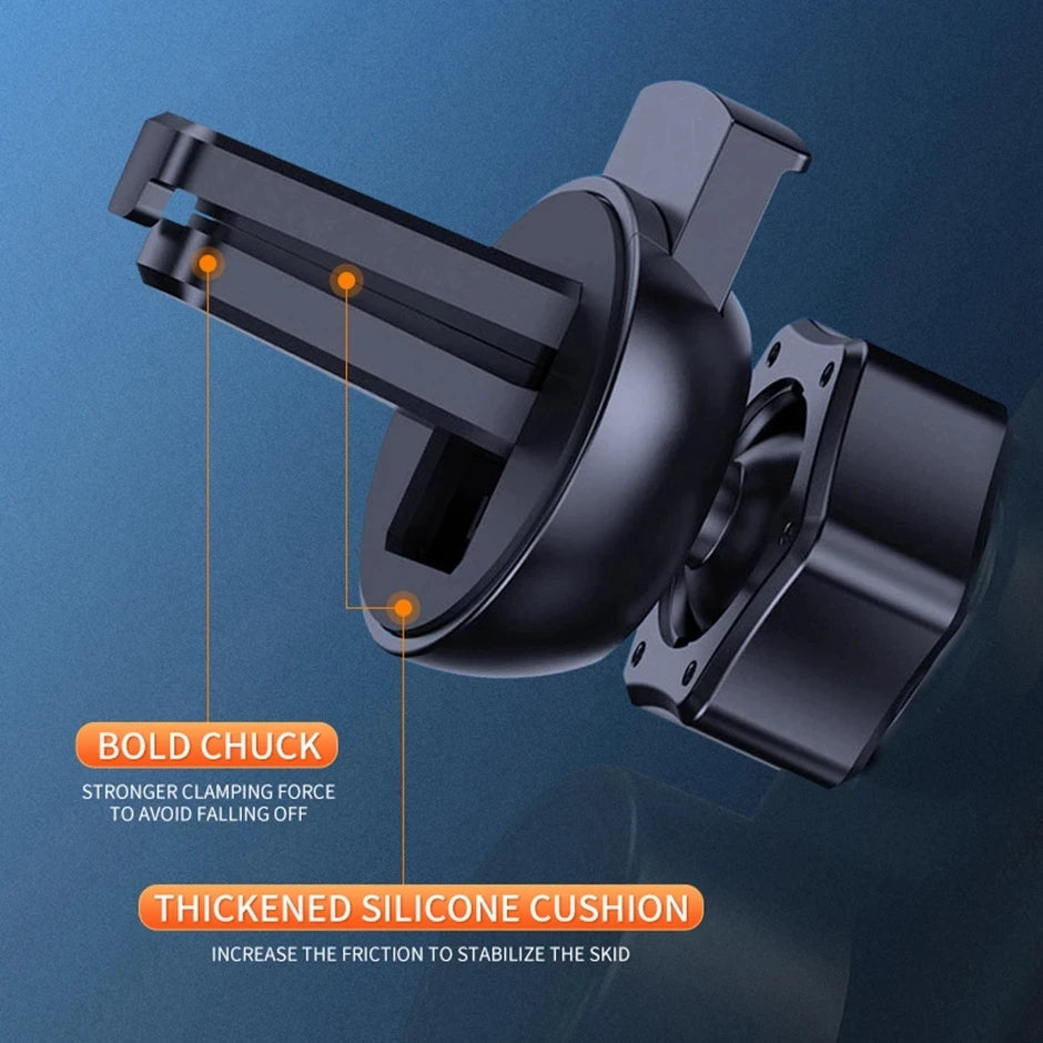 2-in-1 kabelloses Autoladegerät und Handyhalter mit automatischer Klemmung, verstellbar, Schnellladung, universelle Kompatibilität | Lersk